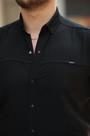 Erkek çıtçıt Düğmeli Kısa Kollu Gömlek