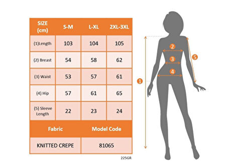 Kadın Kısa Kollu Bisiklet Yaka Desenli Kuşaklı örme Krep Midi Elbise