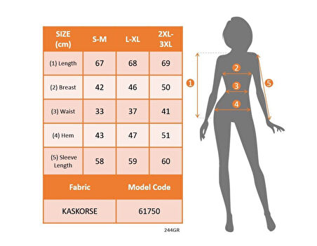 Kadın Uzun Kollu Kruvaze Yaka Yandan Düğme Detaylı şardonlu Kaşkorse Bluz