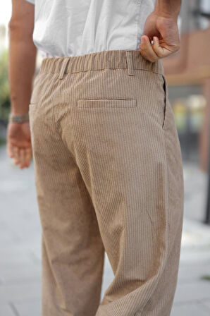 Erkek Kadife Baggy Pantolon