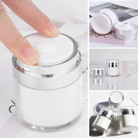 BiiShe® Hava Pompalı Doldurulabilir Vakumlu Krem,Fondoten Sıvı Kozmetik Ürün Şişesi