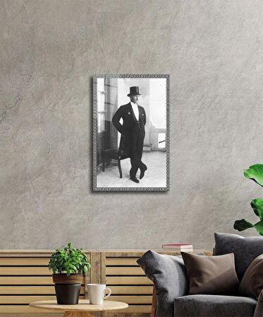 Atatürk Cam Tablo 4 mm Dayanıklı Temperli Cam