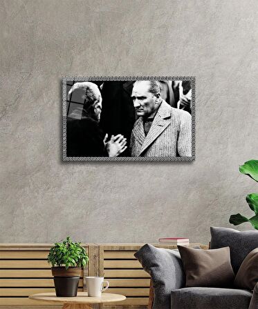 Atatürk Cam Tablo 4 mm Dayanıklı Temperli Cam