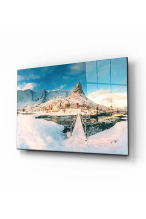 Doğa Manzara Cam Tablo 4mm Dayanıklı Temperli Cam