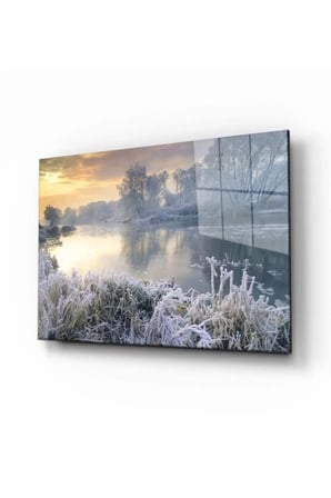 Doğa Manzara Cam Tablo 4mm Dayanıklı Temperli Cam