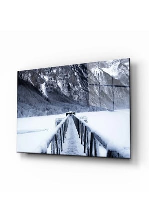 Doğa Manzara Cam Tablo 4mm Dayanıklı Temperli Cam