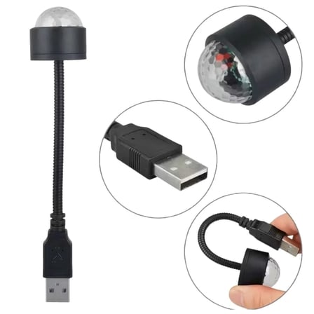 BiiShe® USB Sese Duyarlı 8 Farklı Mod Işıklı LED Atmosfer Işığı – Ambiyans Aydınlatması