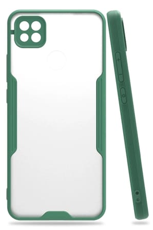 Mey İthalat®   Redmi 9C Kılıf Platin Silikon - Yeşil