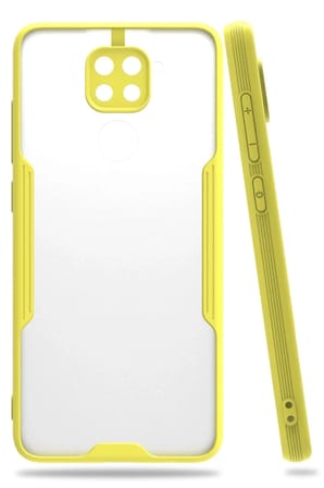 Mey İthalat®   Redmi Note 9 Kılıf Platin Silikon - Sarı