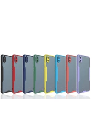 Mey İthalat®  Samsung Galaxy A02 Kılıf Platin Silikon - Mavi