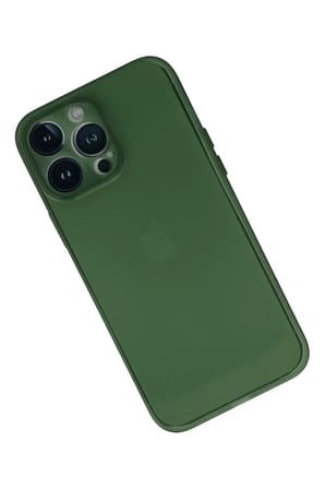 Mey İthalat®  iPhone 13 Pro Kılıf PP Ultra İnce Kapak - Yeşil