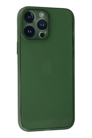 Mey İthalat®  iPhone 13 Pro Kılıf PP Ultra İnce Kapak - Yeşil