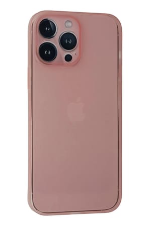 Mey İthalat®  iPhone 13 Pro Kılıf PP Ultra İnce Kapak - Pembe