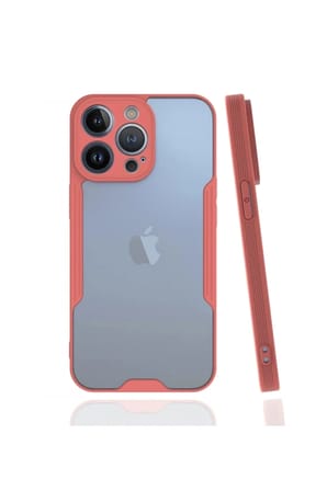 Mey İthalat®  iPhone 13 Pro Kılıf Platin Silikon - Pembe