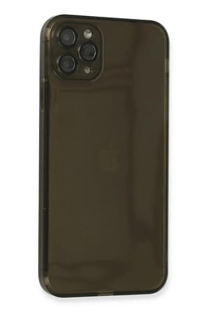 Mey İthalat®  iPhone 11 Pro Kılıf Fly Lens Silikon - Siyah