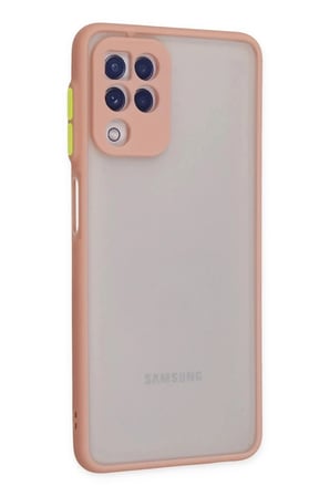 Mey İthalat®  Samsung Galaxy A22 Kılıf Montreal Silikon Kapak - Pembe