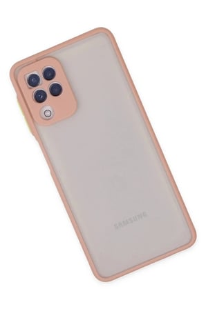 Mey İthalat®  Samsung Galaxy A22 Kılıf Montreal Silikon Kapak - Pembe