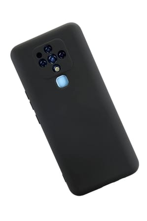Mey İthalat®  Tecno Camon 16 Kılıf Nano içi Kadife Silikon - Siyah