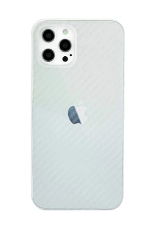 Mey İthalat®  iPhone 12 Pro Max Kılıf Karbon PP Silikon - Şeffaf