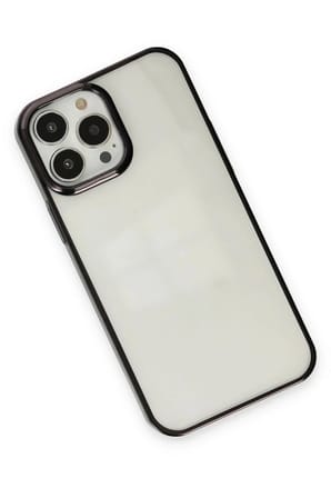 Mey İthalat®  iPhone 13 Pro Max Kılıf Element Silikon - Siyah