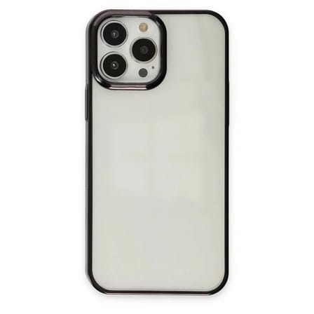 Mey İthalat®  iPhone 13 Pro Max Kılıf Element Silikon - Siyah