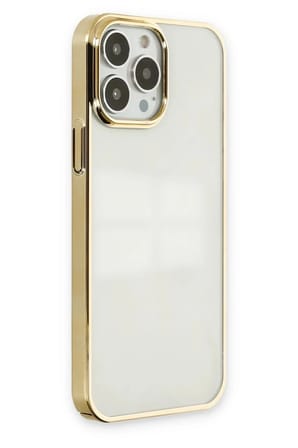 Mey İthalat®  iPhone 13 Pro Max Kılıf Element Silikon - Gold