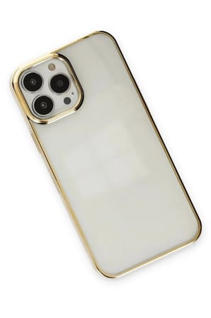 Mey İthalat®  iPhone 13 Pro Max Kılıf Element Silikon - Gold