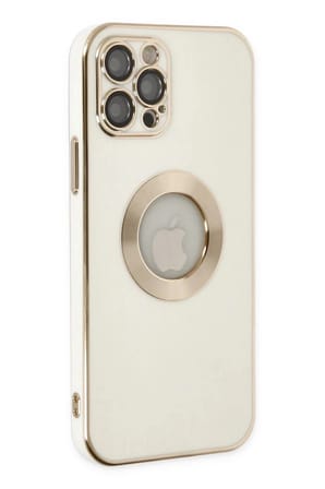 Mey İthalat®  iPhone 12 Pro Kılıf Store Silikon - Beyaz