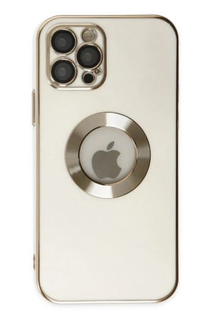 Mey İthalat®  iPhone 12 Pro Kılıf Store Silikon - Beyaz