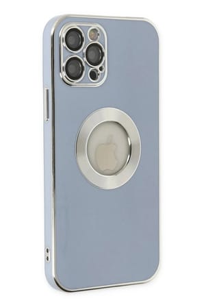 Mey İthalat®  iPhone 12 Pro Kılıf Store Silikon - Sierra Blue