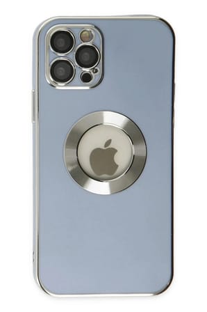 Mey İthalat®  iPhone 12 Pro Kılıf Store Silikon - Sierra Blue