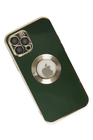 Mey İthalat®  iPhone 12 Pro Max Kılıf Store Silikon - Yeşil