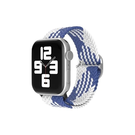 Mey İthalat®   Watch 42mm Star Kordon - Mavi-Beyaz
