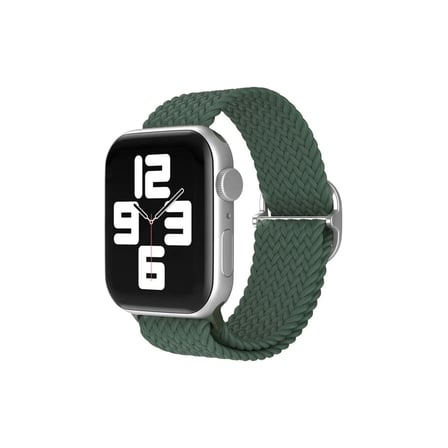 Mey İthalat®  Watch 20mm Star Kordon - Koyu Yeşil