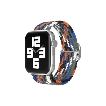 Mey İthalat®  Watch 22mm Star Kordon - Gri-Turuncu