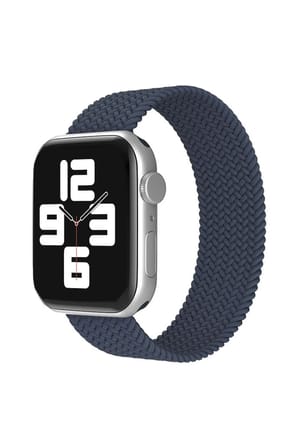 Mey İthalat®   Watch 38mm Ayarlı Solo Silikon Kordon - Lacivert
