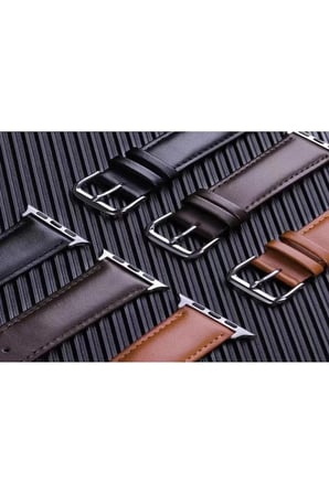 Mey İthalat®   Watch 42mm NL26 Deri Kordon - Taba