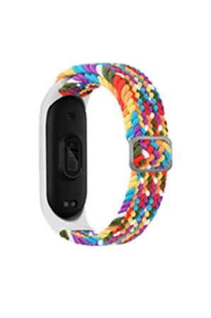 Mey İthalat®   Mi Band 6 Star Kordon - Gökkuşağı 1
