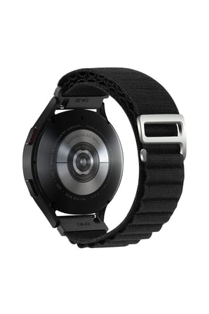 Mey İthalat®  Watch 20mm KR410 Kumaş Kordon - Siyah