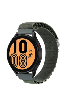 Mey İthalat®  Watch 20mm KR410 Kumaş Kordon - Yeşil