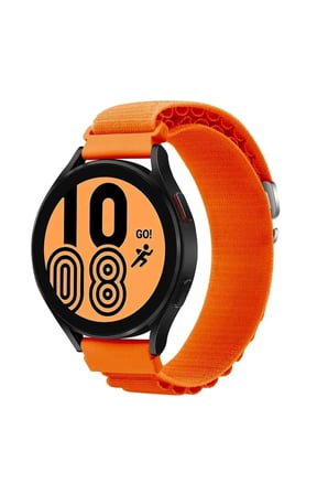 Mey İthalat®  Watch 22mm KR410 Kumaş Kordon - Turuncu