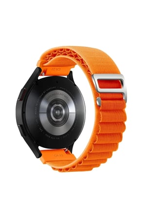 Mey İthalat®  Watch 22mm KR410 Kumaş Kordon - Turuncu