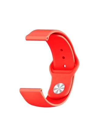 Mey İthalat®  Watch 22mm Klasik Kordon - Kırmızı