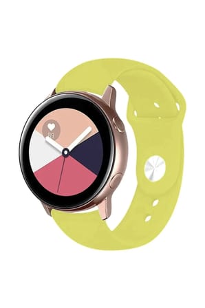 Mey İthalat®  Watch 20mm Klasik Kordon - Sarı