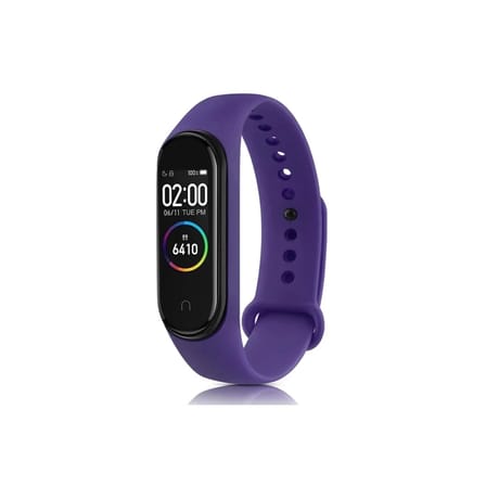 Mey İthalat®   Mi Band 7 Klasik Kordon - Mor