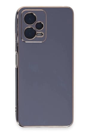 Mey İthalat®   Redmi Note 12 Pro Plus Kılıf Volet Silikon - Mavi