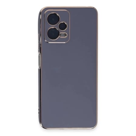 Mey İthalat®   Redmi Note 12 Pro Plus Kılıf Volet Silikon - Mavi
