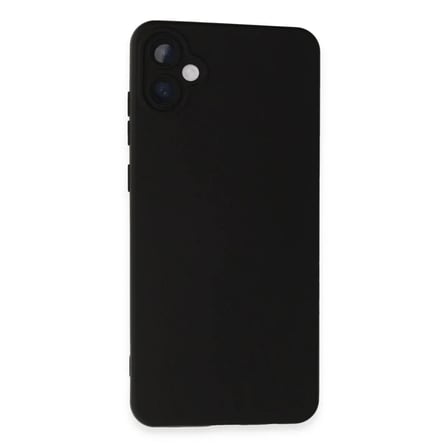 Mey İthalat®  Samsung Galaxy A05 Kılıf Nano içi Kadife Silikon - Siyah