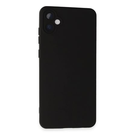 Mey İthalat®  Samsung Galaxy A05 Kılıf Nano içi Kadife Silikon - Siyah