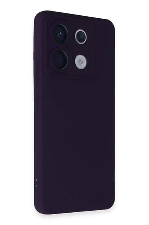 Mey İthalat®   Redmi Note 13 Pro 5G Kılıf Nano içi Kadife Silikon - Mor